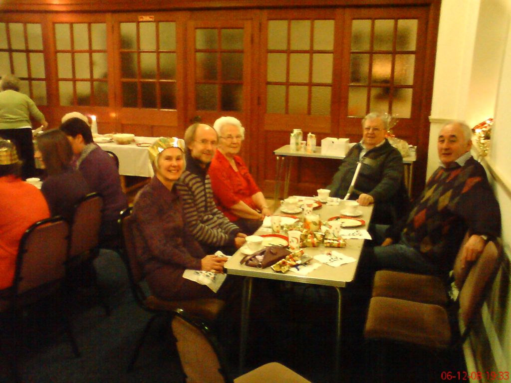 Photographs taken during the Christmas Party in Hankelow Methodist Chapel in December 2008